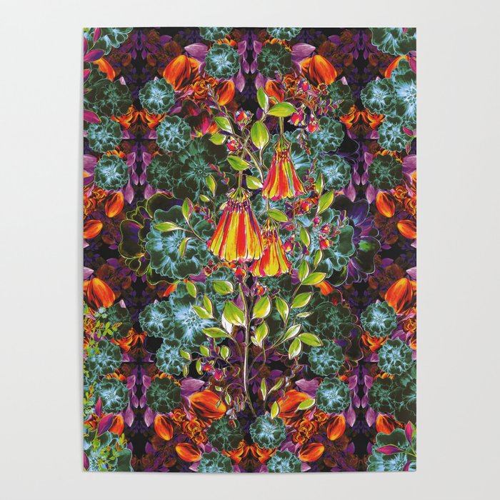 Stunning abundance of flowers - series 1 B Poster