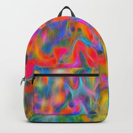Explosion Of Psychedelic Colour Backpack