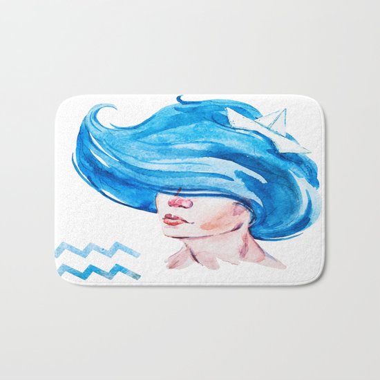 Aquarius Bath Mat