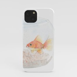 Grumpy Goldfish iPhone Case