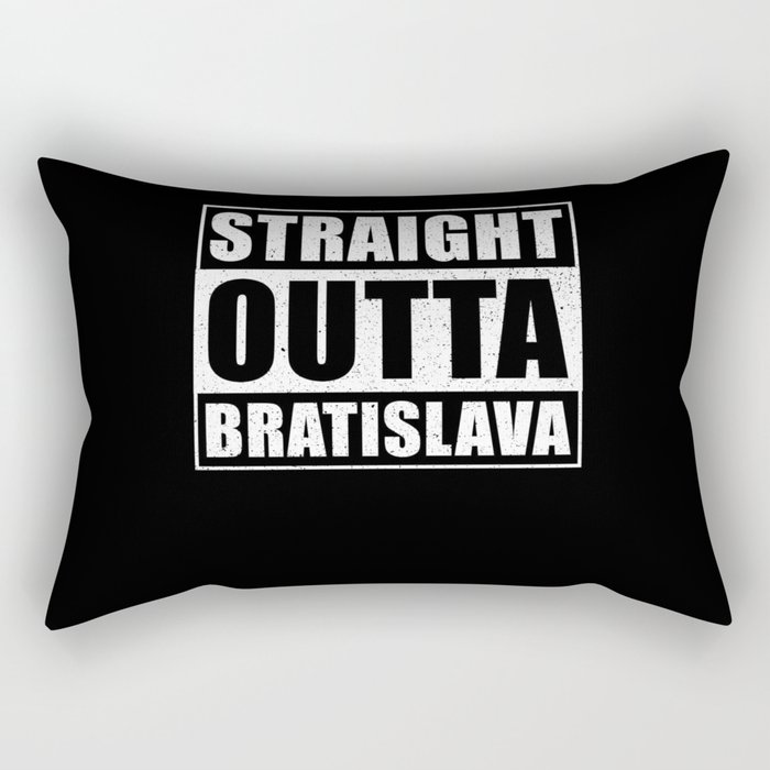 Straight Outta Bratislava Rectangular Pillow