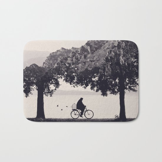 Into the Nature b&w Bath Mat