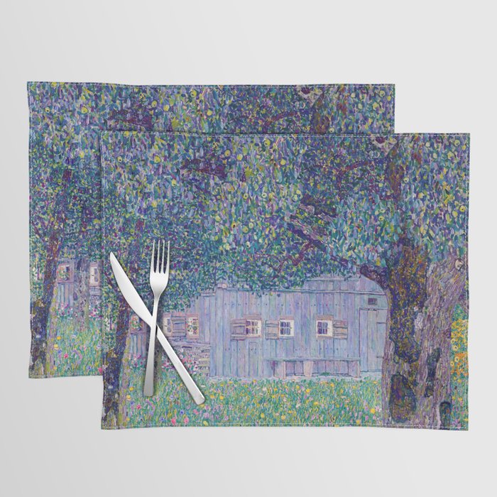 Gustav Klimt - Farmhouse in Upper Austria Placemat