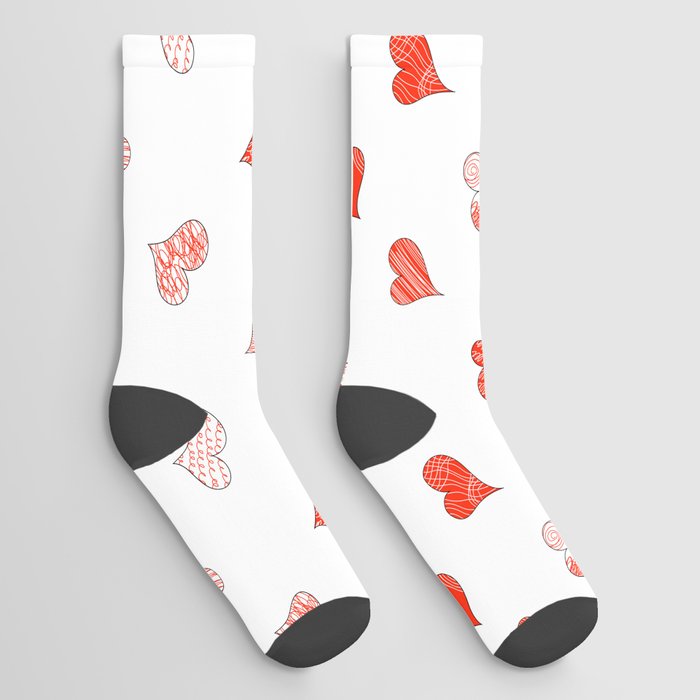 love hearts Socks