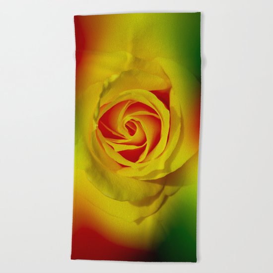 Abstract in Perfection - Rose Beach Towel