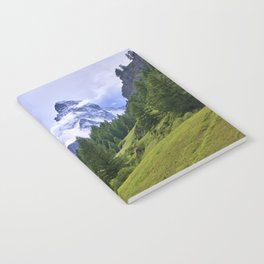 Matterhorn mountain. 4.478 meters. Swiss Alps. Switzerland Notebook