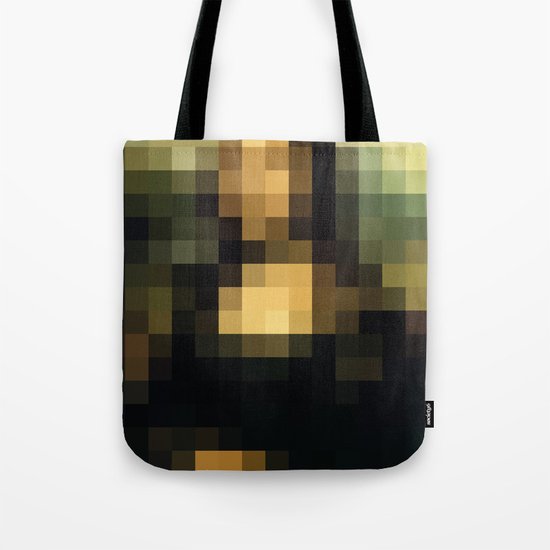 PIXELEON-Monalisa Tote Bag