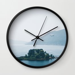 Pontikonisi Island - Greece Wall Clock