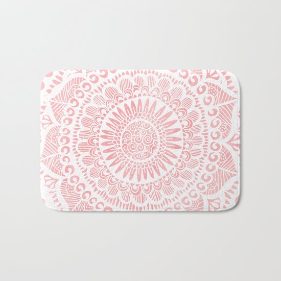Blush Lace Bath Mat