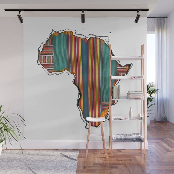 Striped Africa Wall Mural