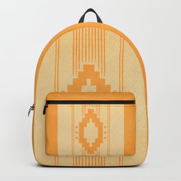 Orange . Pattern I Backpack