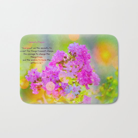 Serenity Prayer - II Bath Mat