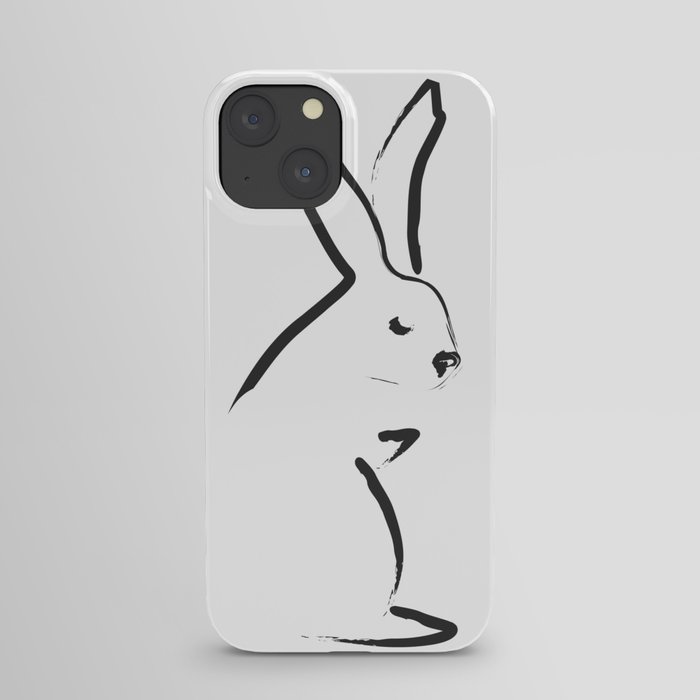 Zen Snow Bunny iPhone Case