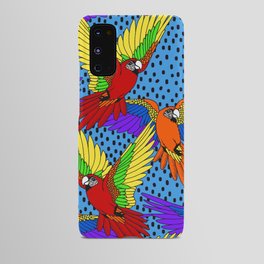 Flight of Freedom & Pride Rainbow Parrots Android Case