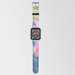 Dreamy vintage Lotus and Dragonfly Apple Watch Band