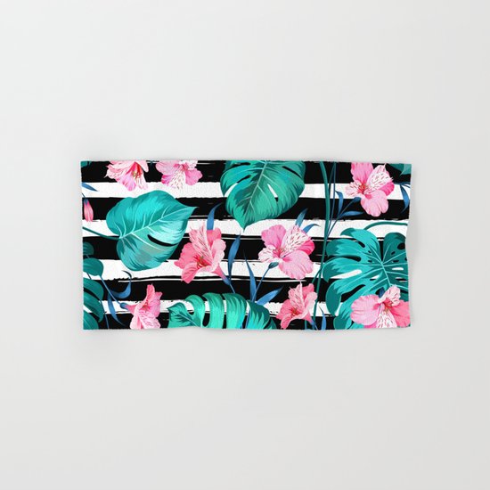 Floral Hand & Bath Towel