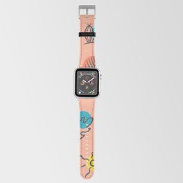 Palm Springs Theme Summer Pattern   Apple Watch Band