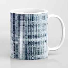 Grungy Abstract Pattern In Dark Blue And Violet Mug