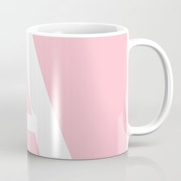 A MONOGRAM (WHITE & PINK) Mug