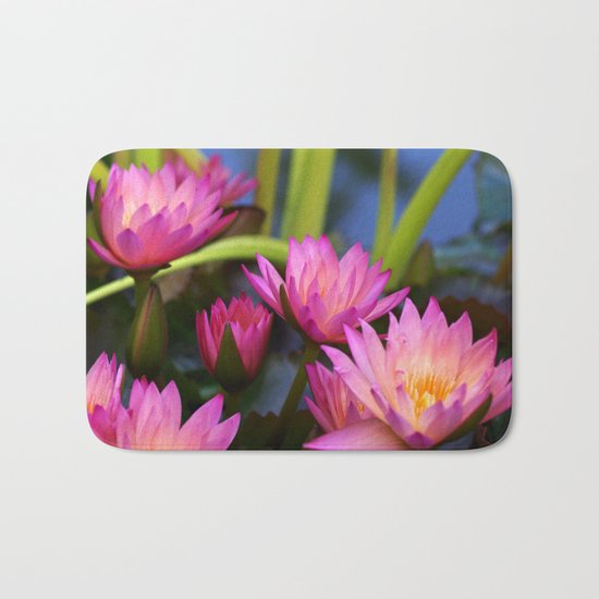 water lily Bath Mat
