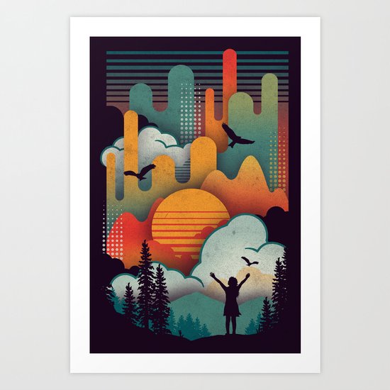 Sun Rise Art Print