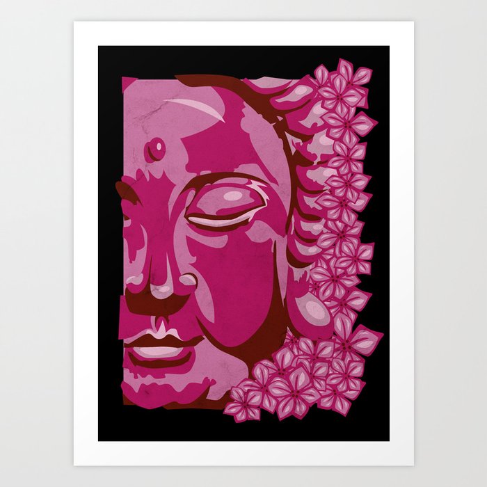 Buddha Blossom Art Print