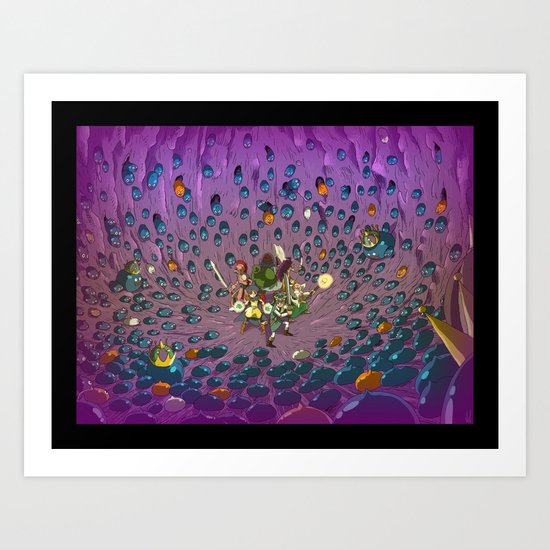 Slimed ! Art Print