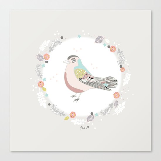 white moon Canvas Print