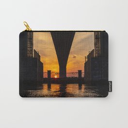 Bridgehenge Carry-All Pouch | Morning, Brooklyn, Sunrise, Newyork, Nyc, Verrazzano, Harbor, Bridge, Verrazano, Photo 