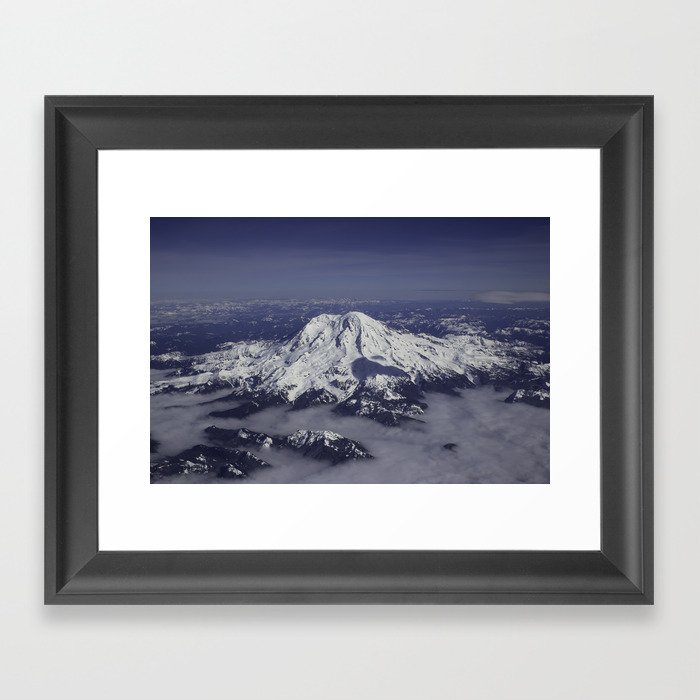 Mount Rainier - Washington State Framed Art Print