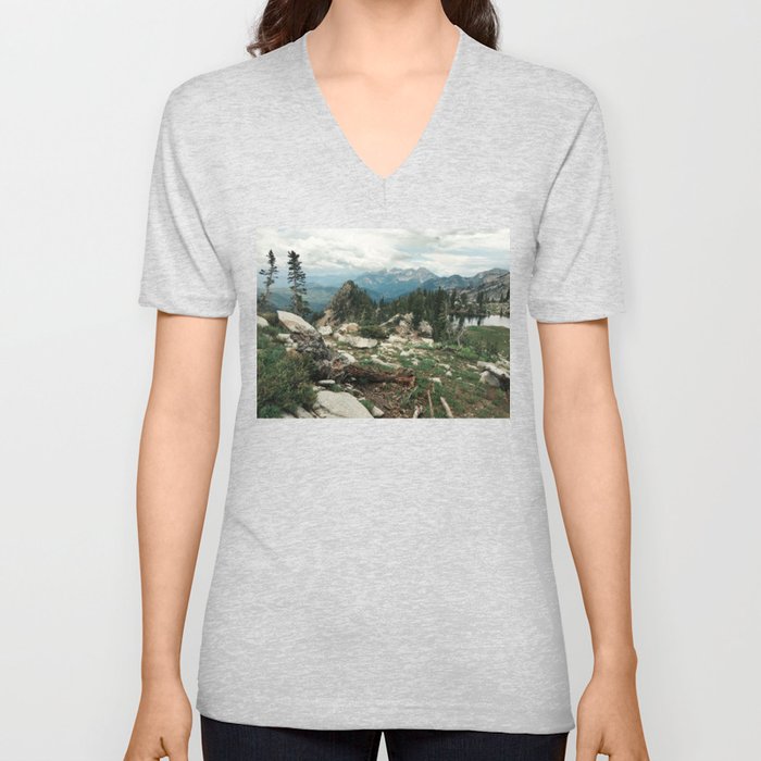 Utah Alpine V Neck T Shirt