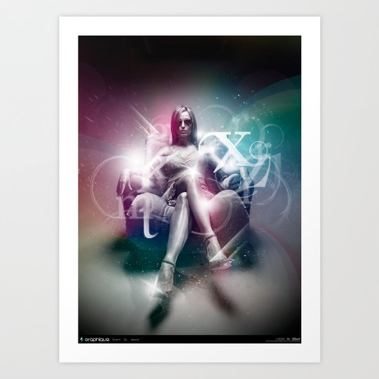 Graphique Art Print