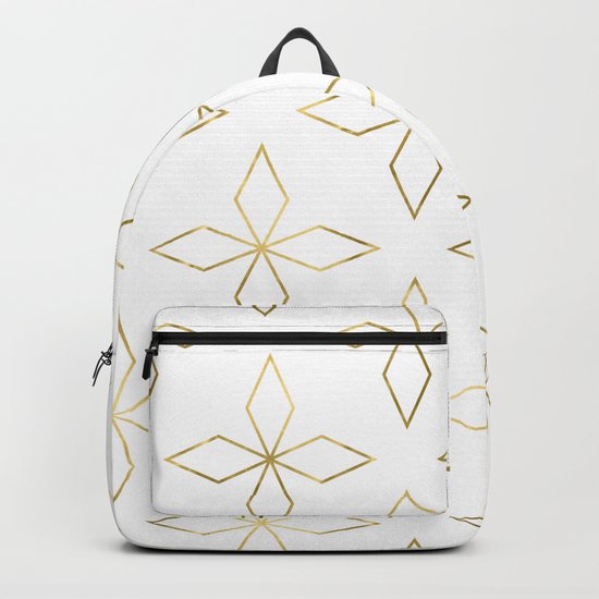 Gold Modern Deco 1 Backpack