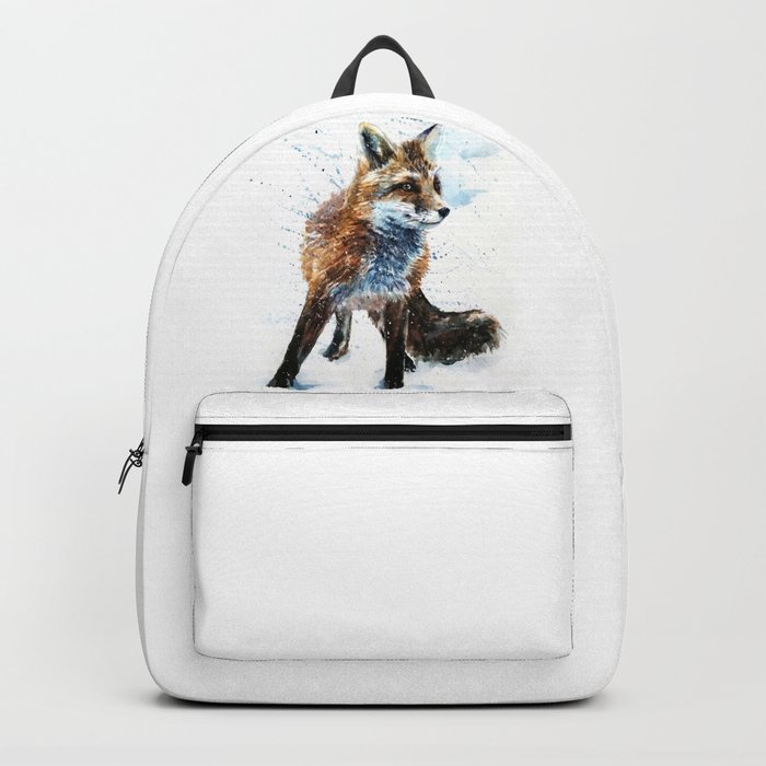 Fox watercolor Backpack