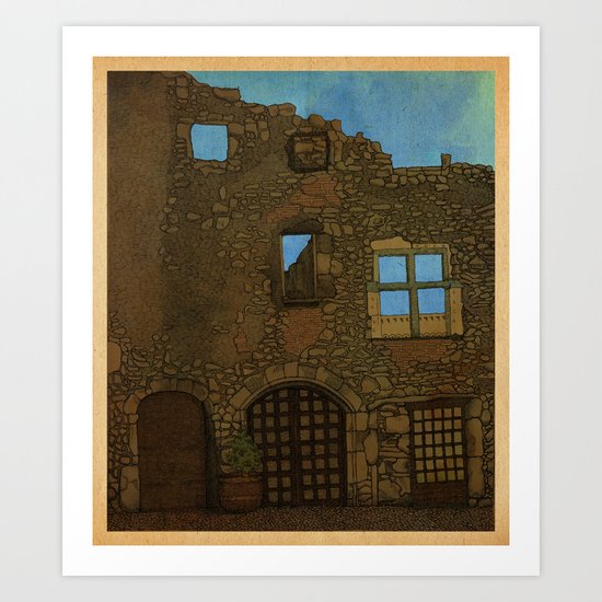 Out There Art Print