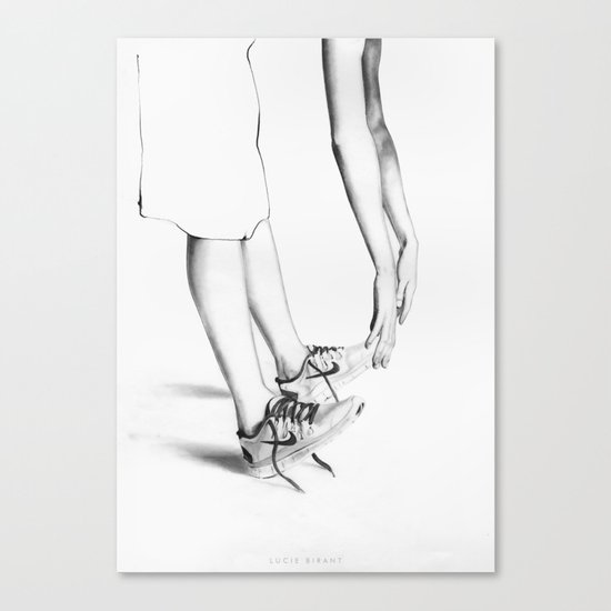LAZY Canvas Print