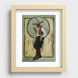 “Hombre” Western Art by Gerald Cassidy Recessed Framed Print