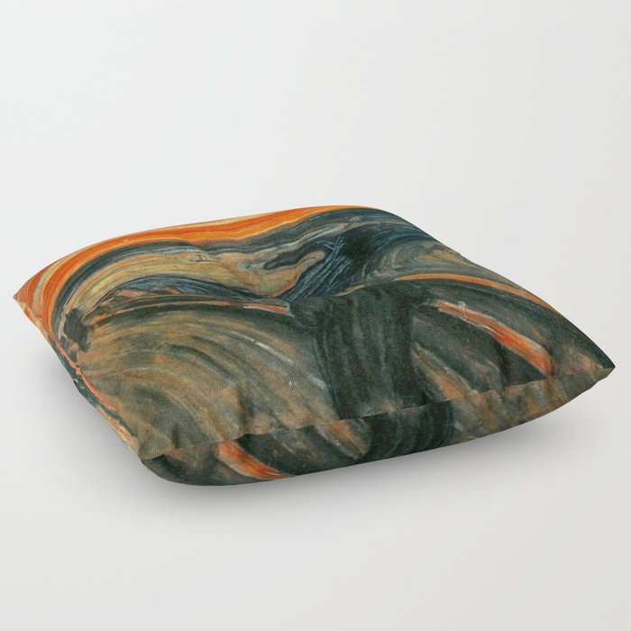 Edvard Munch The Scream (1893) Floor Pillow
