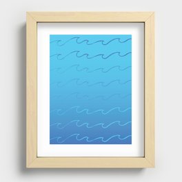 Ocean Waves Recessed Framed Print