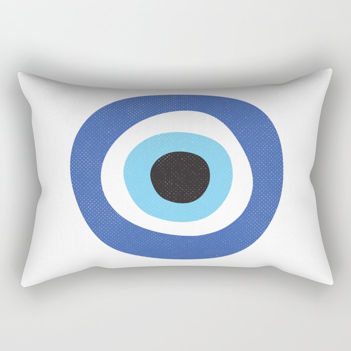 Evil Eye Symbol Rechteckiges Kissen Evil Eye Symbol Rechteckiges Kissen