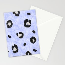 Leopard Skin Spots in Retro Hippie Style (xii 2021) Stationery Card