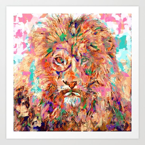 Lion Art Print