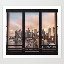 New York City - Window View Art Print