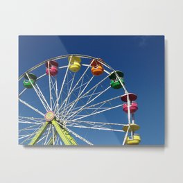 Ferris Wheel at Minnesota State Fair Metal Print | Vintage, Children, Photo 