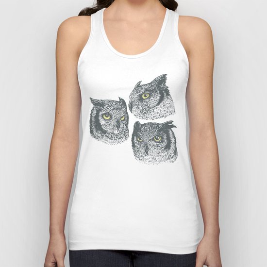 Three Owls Unisex Tank Top