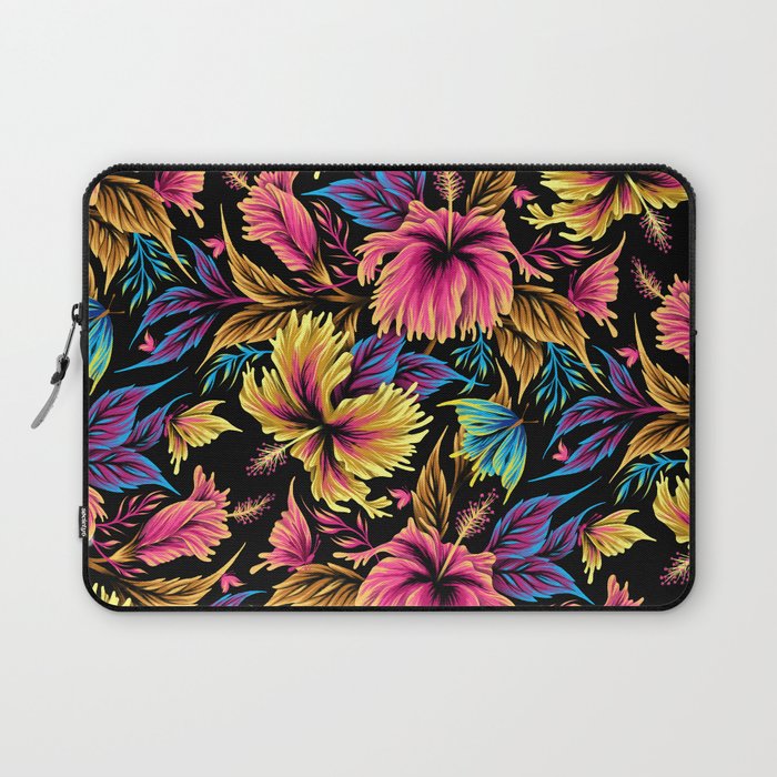 Hibiscus Butterflies - Multicolor Laptop Sleeve