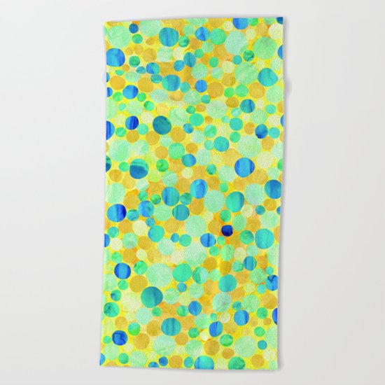 Confetti Pattern 07 Beach Towel