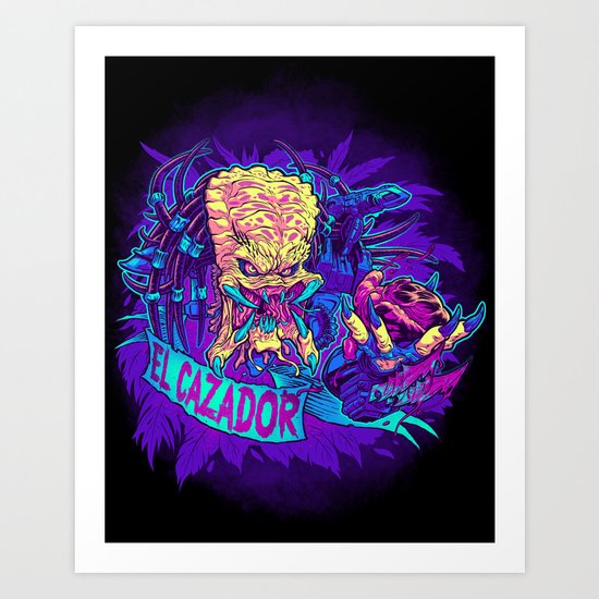 EL CAZADOR (the Hunter) Art Print