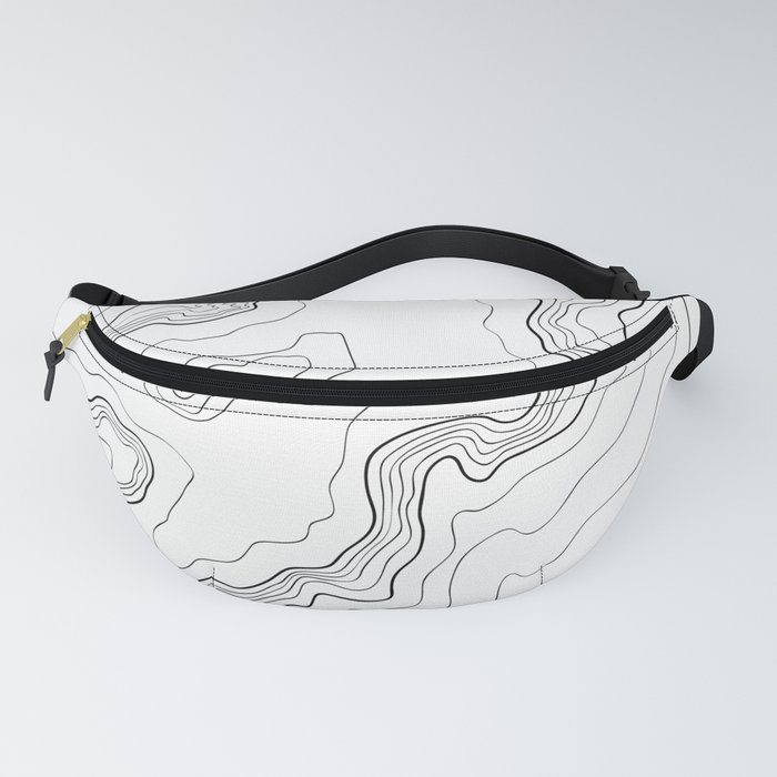 Topography map Fanny Pack