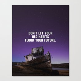 Motivational poster Canvas Print